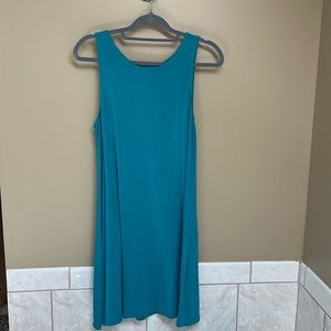 Old Navy turquoise swing dress